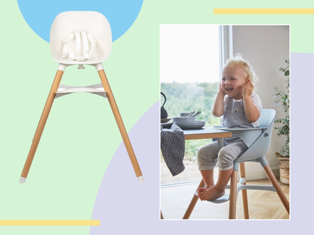 Ziza’s highchair and tray is the adaptable seat that grows with your tot