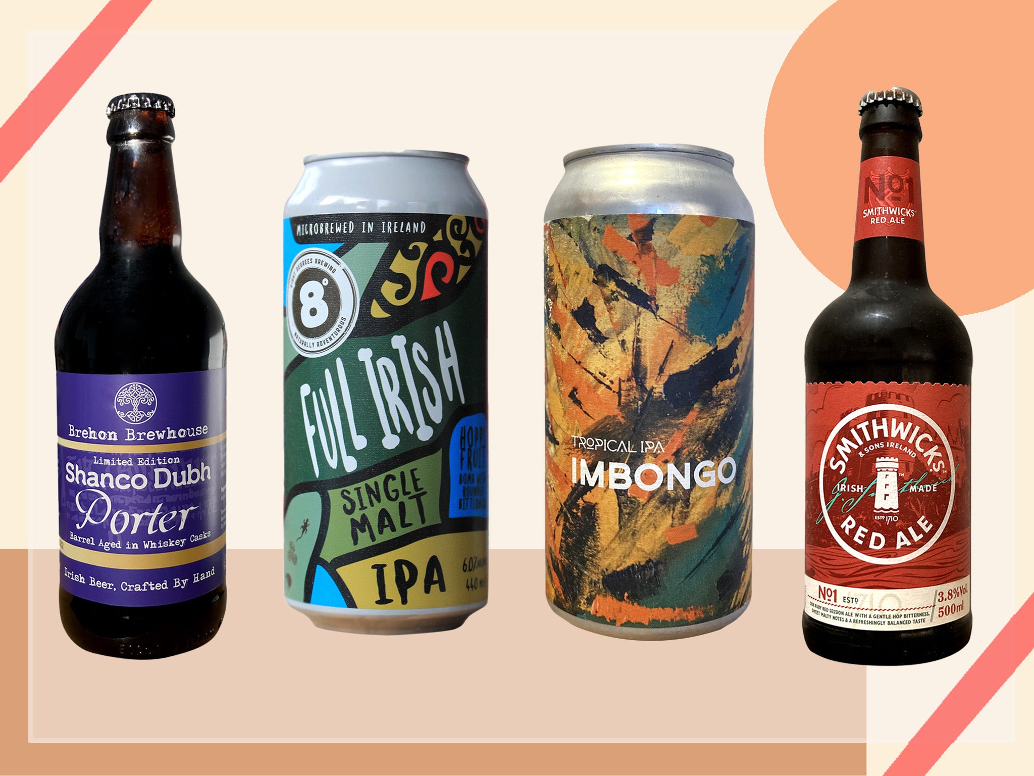 Choose from stouts, ales, craft beers, alcohol-free options and more