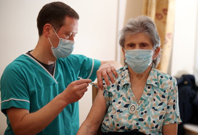 Scots aged 75 and over will be offered a Covid vaccine spring booster (Nick Potts/PA)