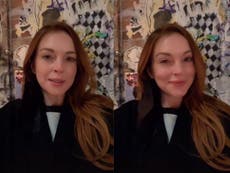 Lindsay Lohan recreates scene from ‘The Parent Trap’ on TikTok