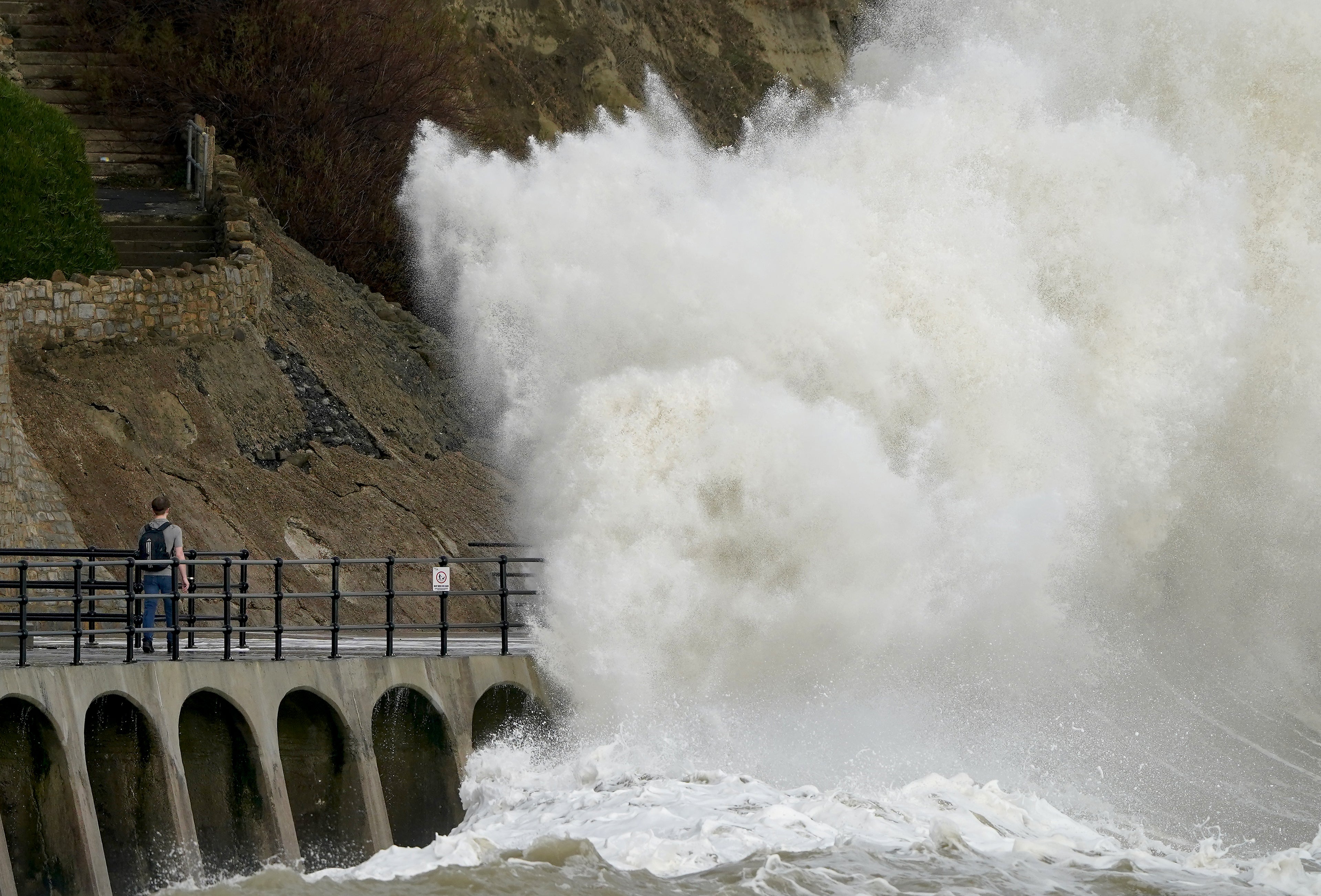 Three storms have hit the UK (Gareth Fuller/PA)