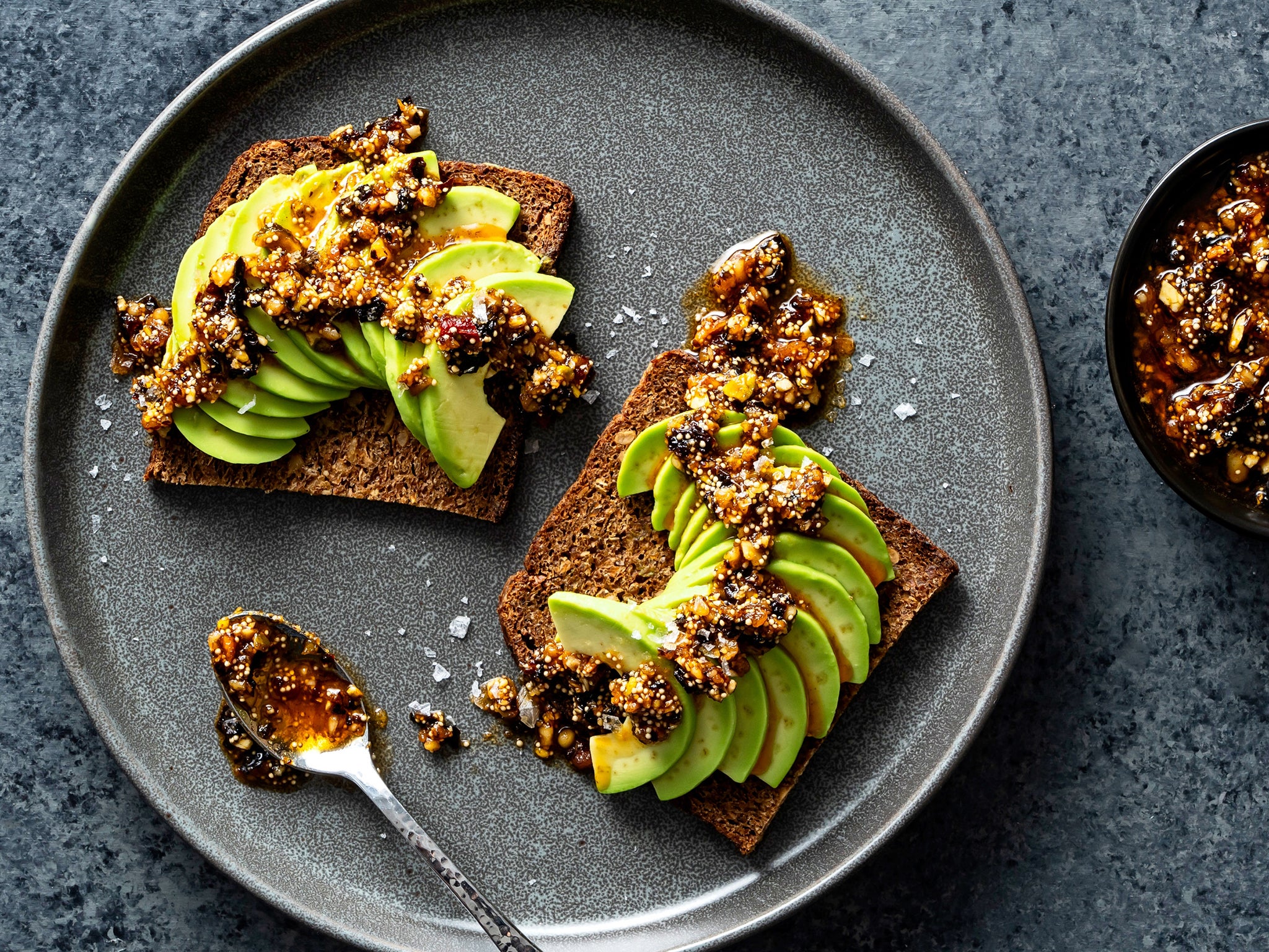 Chock full of chunky nuts and dried chilli, salsa macha is the perfect accompaniment to avo toast