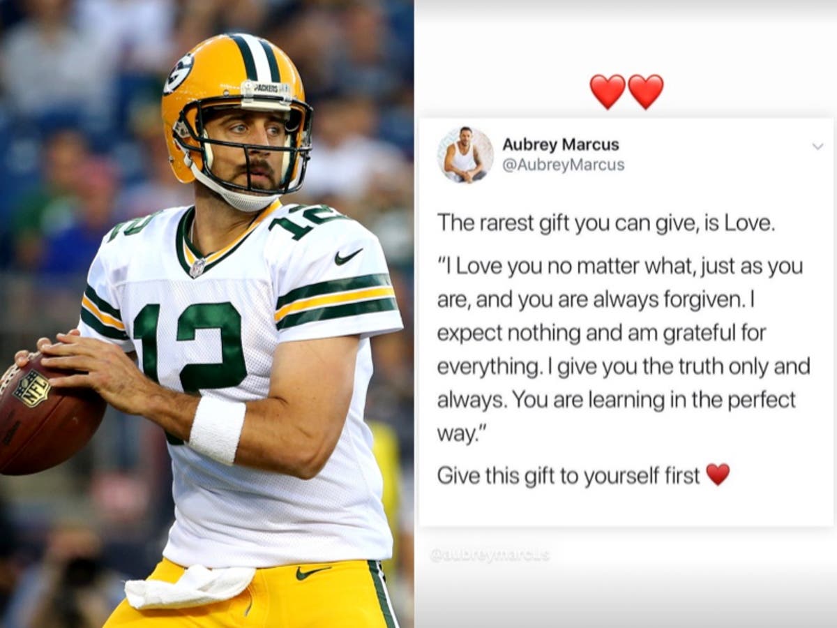 Aaron Rodgers Posts Through the Breakup