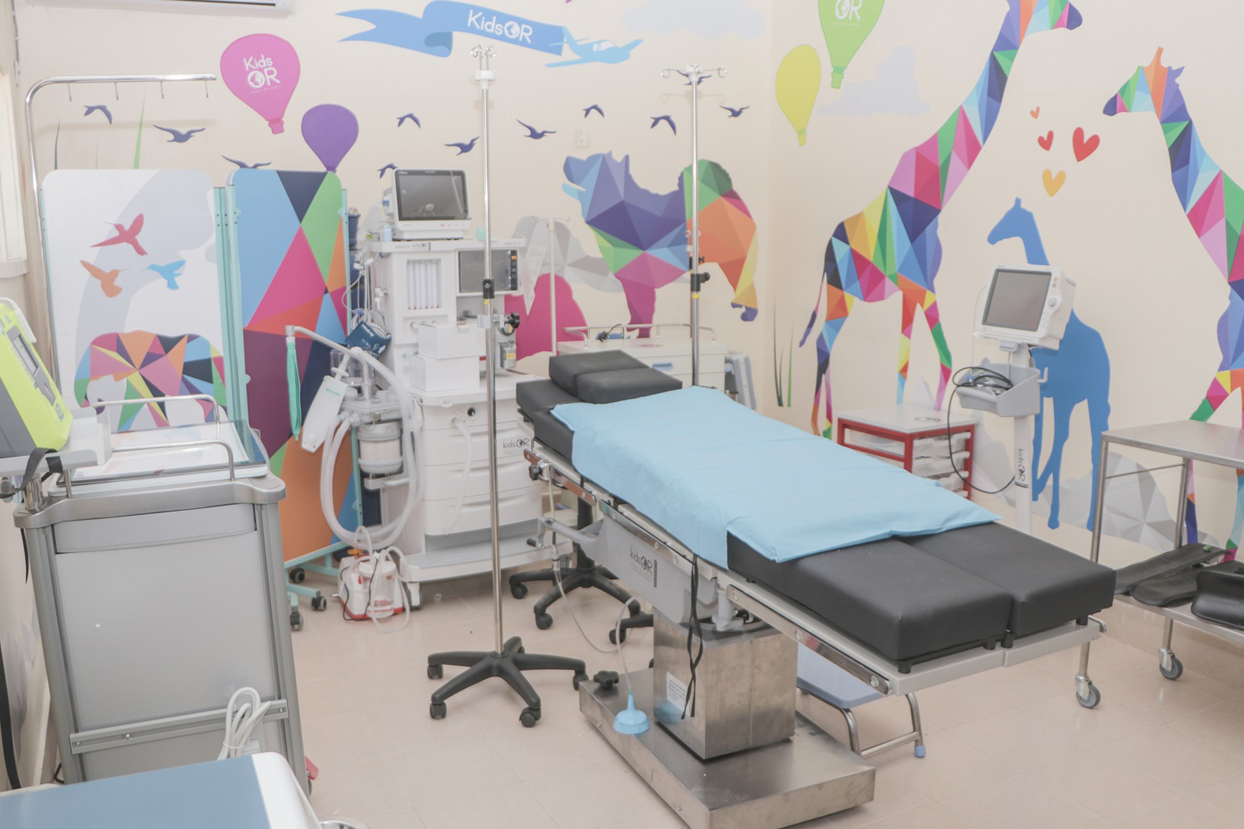 One of Kids Operating Room of an operating rooms it has installed in Kakuma refugee camp, Kenya (KidsOR)