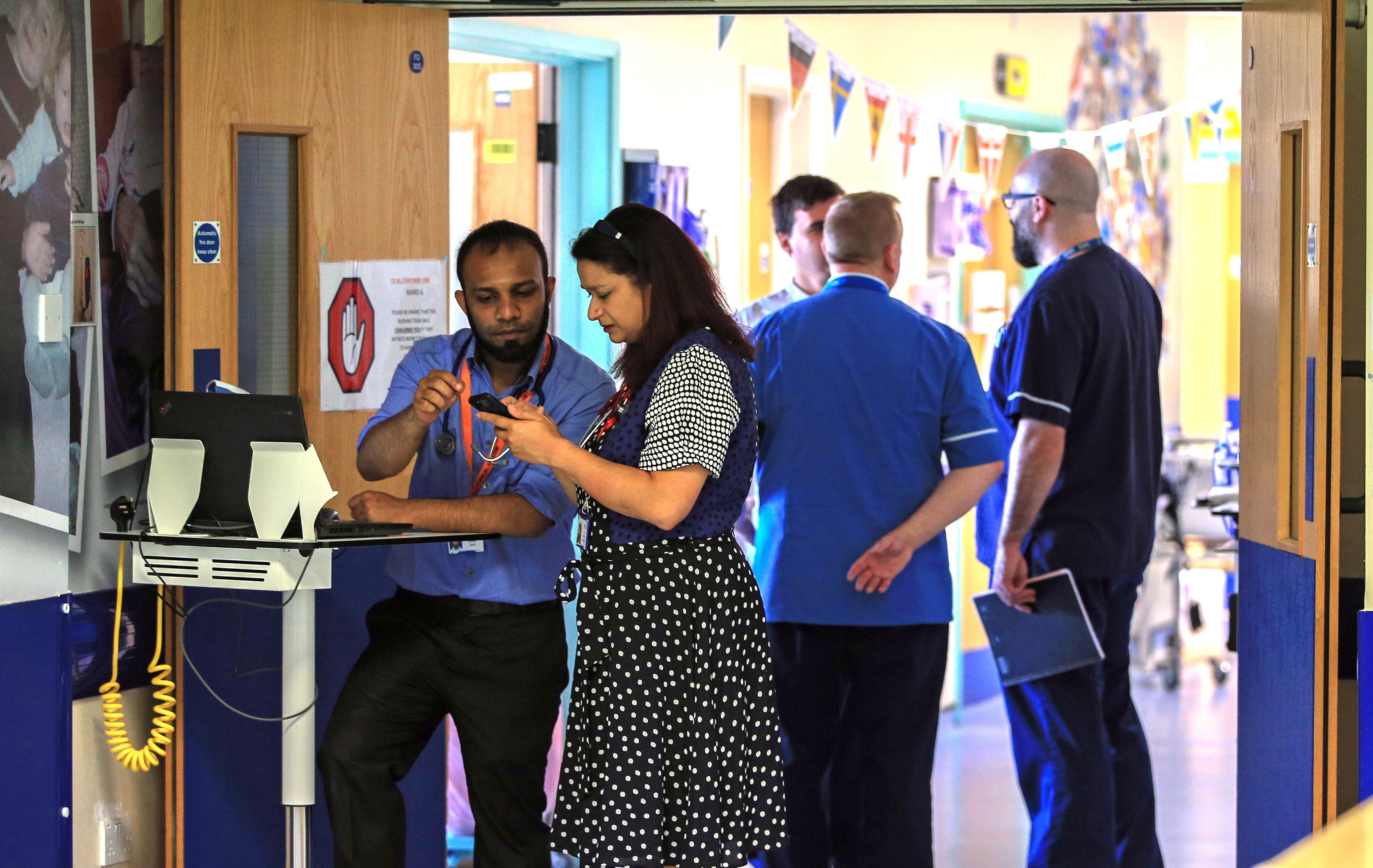 The waiting time figures were released by Public Health Scotland (Peter Byrne/PA)