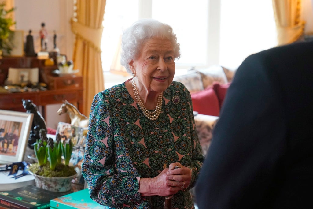 Queen Elizabeth II holds weekly audience with PM on phone
