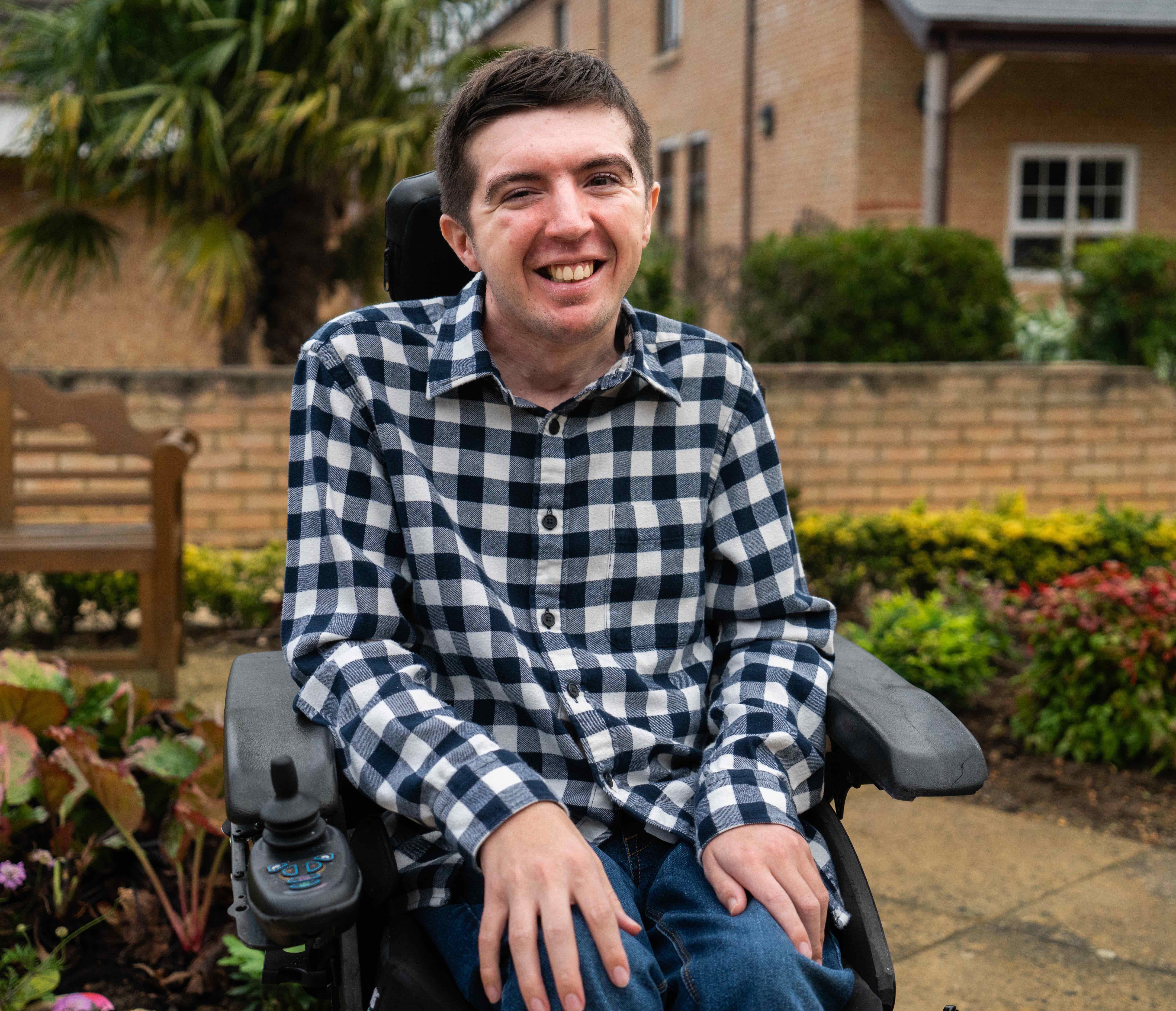 Community radio presenter Joshua Donlon, 26, has returned to the airwaves after rehabilitation to find his voice again, after a brain tumour affected his speech. (Askham Rehab/ PA)