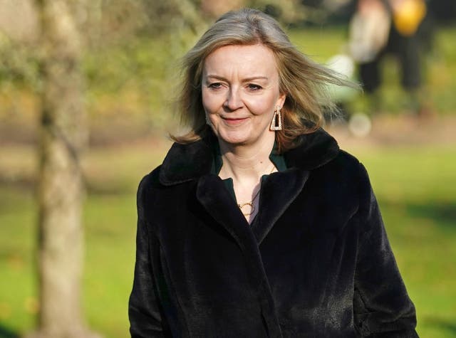 Liz Truss says more support will be available to Britons in Ukraine (Aaron Chown/PA)
