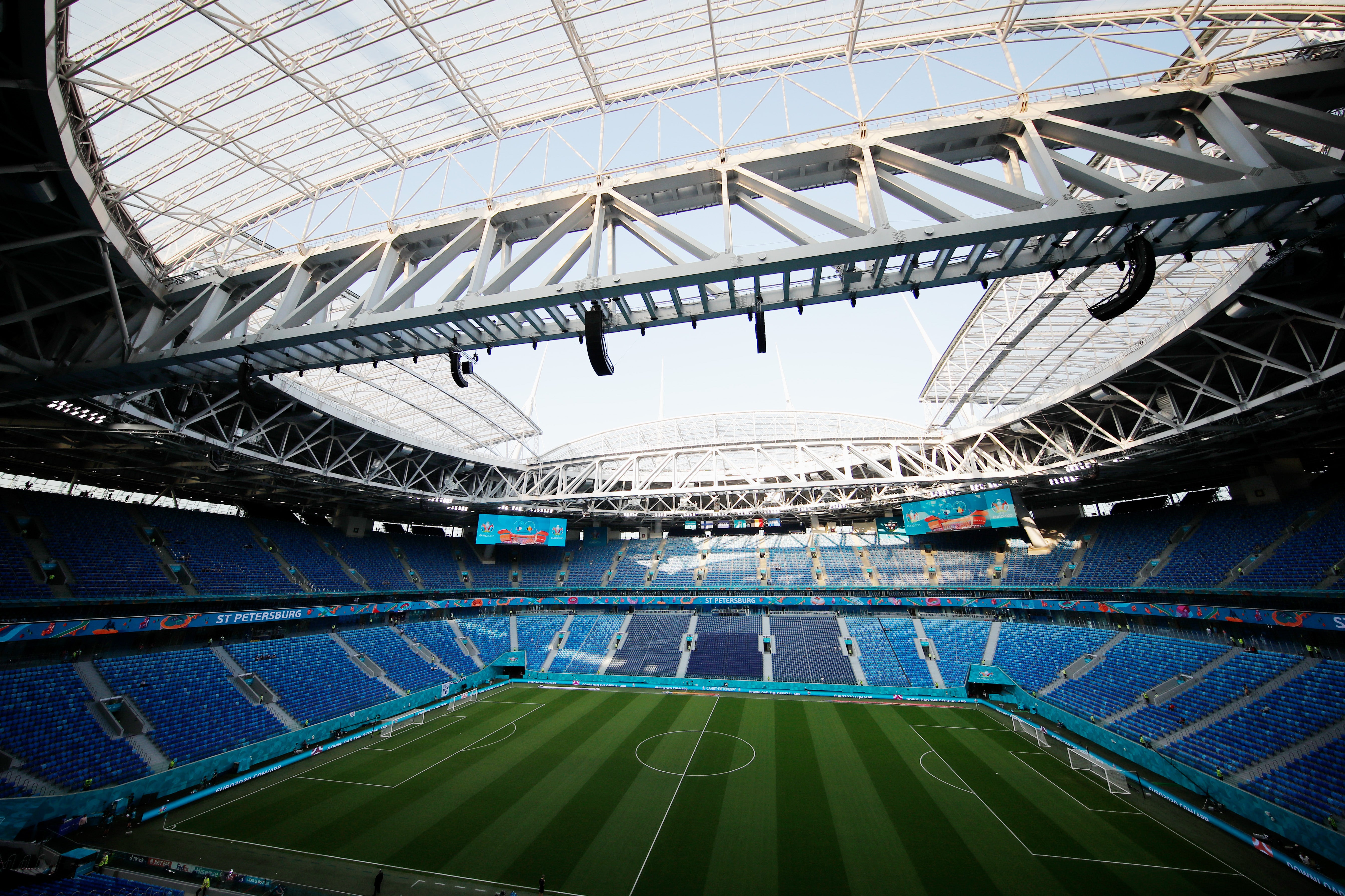 European football’s governing body is holding talks about moving the 2022 showpiece game away from St Petersburg