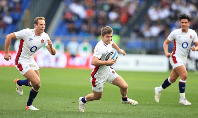 <p>Harry Randall is aiming to lock down England’s scrum-half jersey </p>