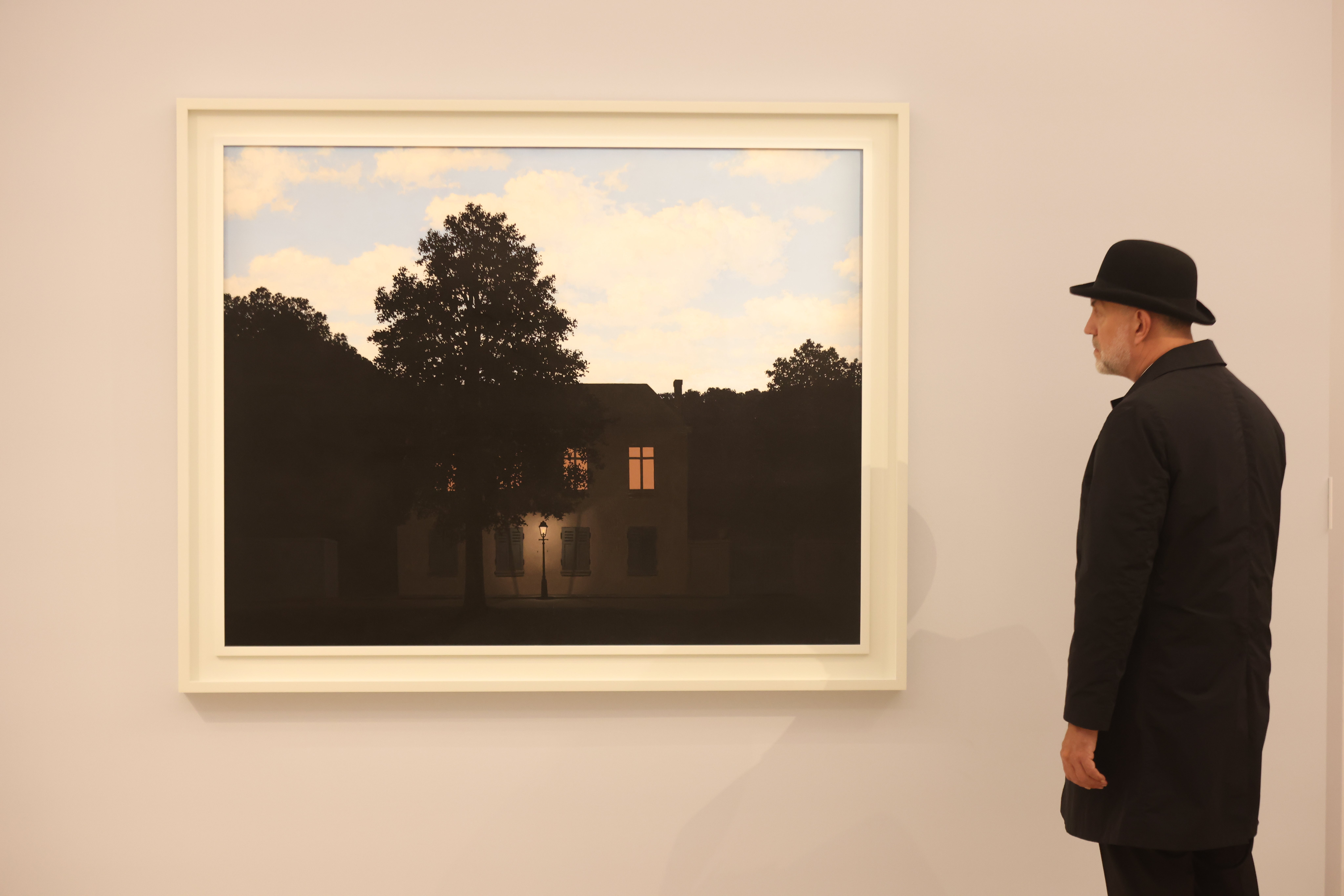 Rene Magritte’s L’Empire des Lumieres is expected to fetch more than £45m (James Manning/PA)
