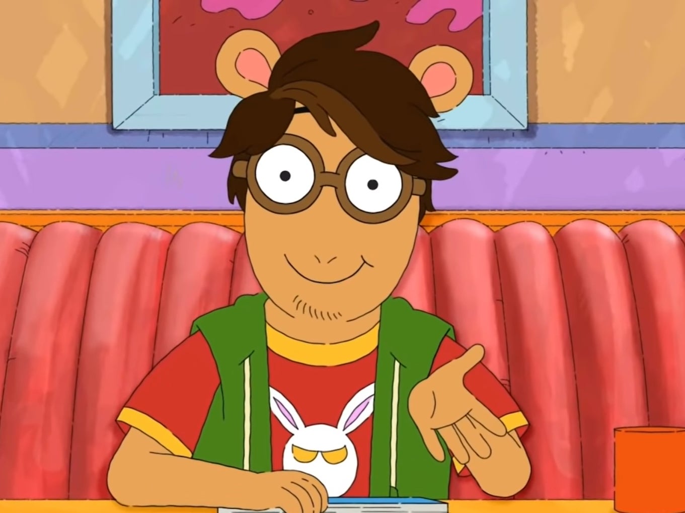 <p>An adult Arthur in the kids’ TV series ‘Arthur'</p>