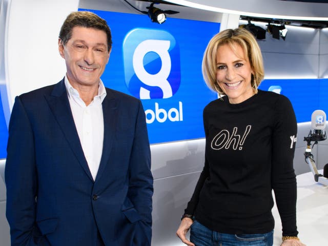 <p>Presenters Jon Sopel and Emily Maitlis are leaving the corporation to work for Global</p>