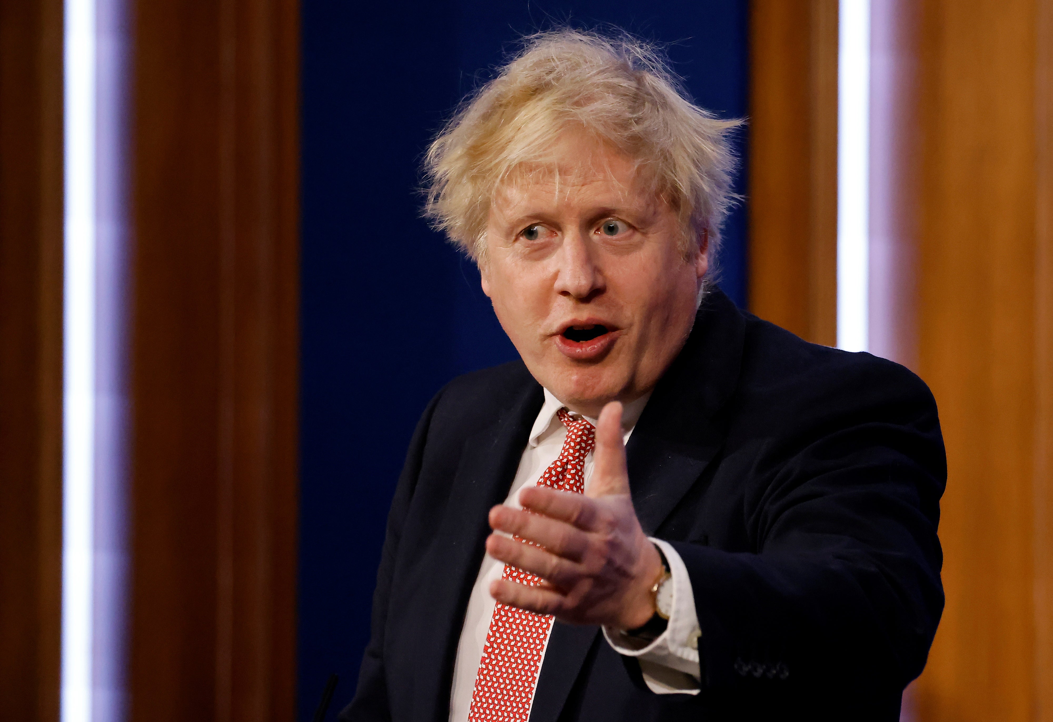 Prime Minister Boris Johnson says Russia should be stripped from holding the Champions League final (Tolga Akmen/PA)