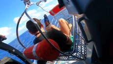 US Coast Guard rescue fisherman bitten by shark off Bahamas