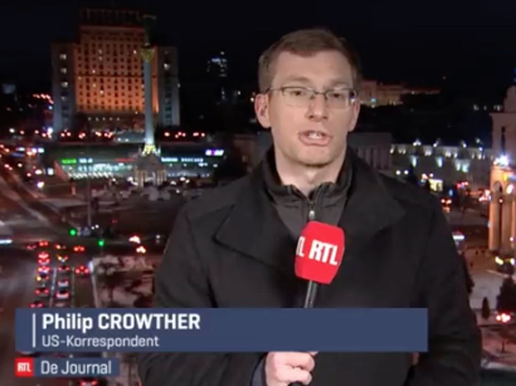 Journalist Philip Crowther reports live from Ukraine in six different languages: ‘Seriously impressive’
