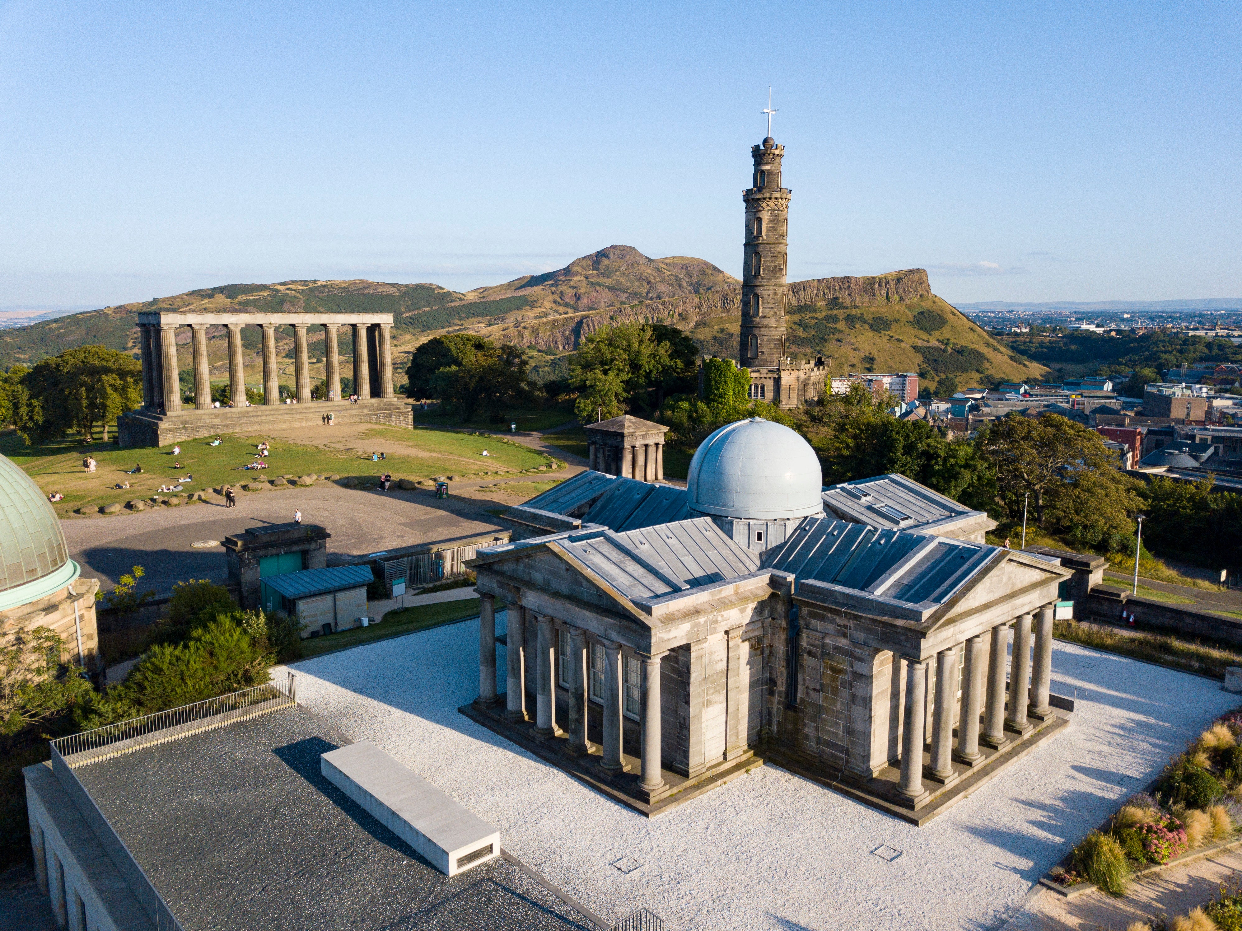 Collective Gallery, Calton Hill and Arthur's Seat