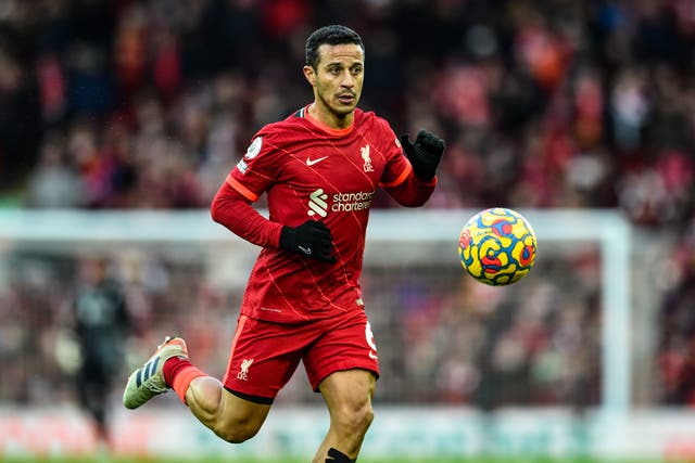 <p>Thiago is enjoying his best spell at Liverpool and changed the game from the bench against Norwich </p>