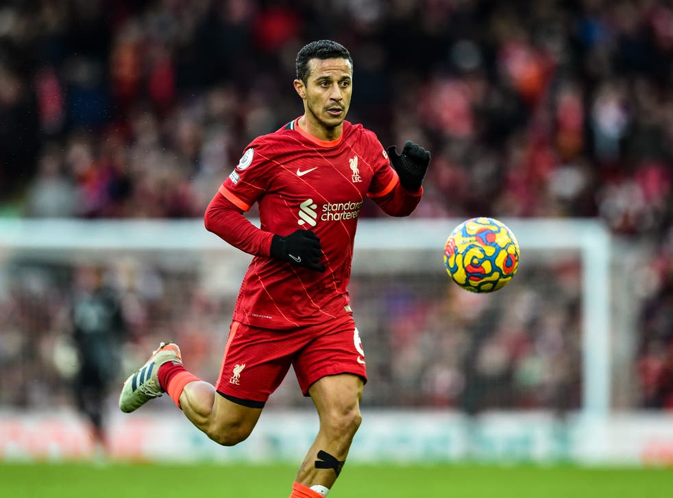 <p>Thiago is enjoying his best spell at Liverpool and changed the game from the bench against Norwich </p>