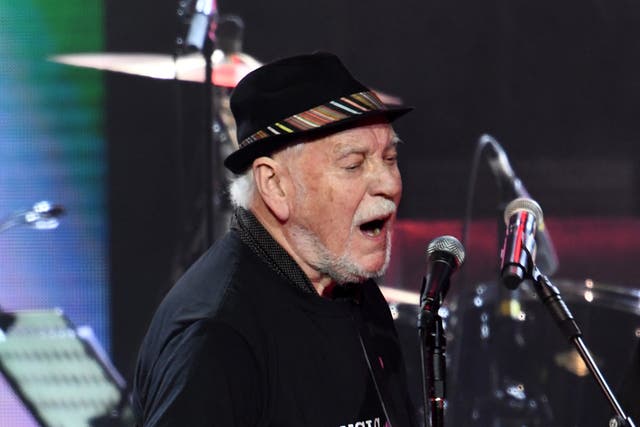 <p>Gary Brooker performs on stage during Music For The Marsden 2020 at The O2 Arena on 3 March 2020</p>