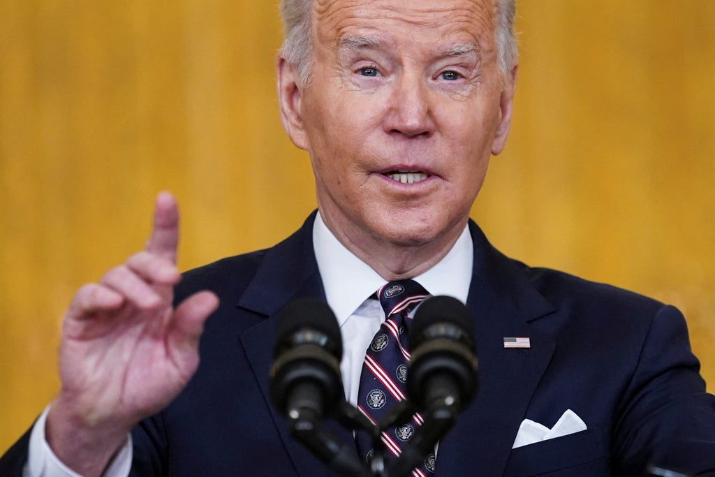 Biden announces sanctions on Russia over Ukraine invasion and warns of ‘even steeper price’