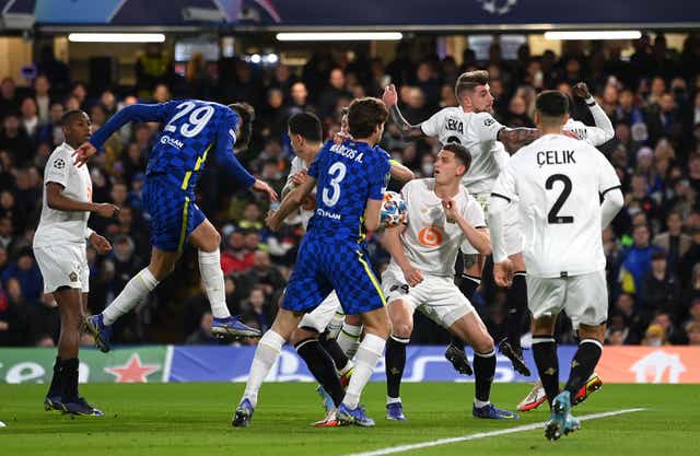 <p>Kai Havertz opens the scoring on a good night for Chelsea  </p>
