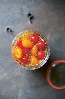 Up your fermentation game with these garam masala cherry tomatoes