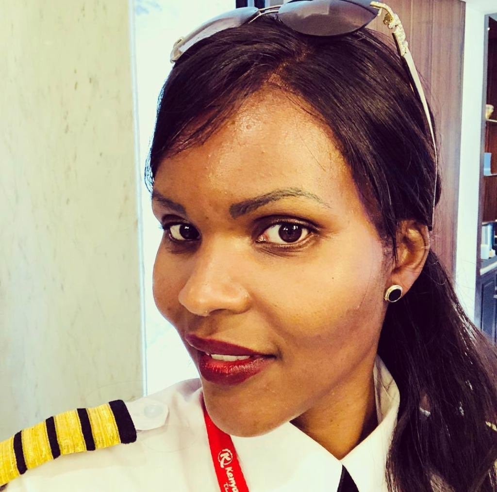 Kenya Airways captain Ruth Karauri