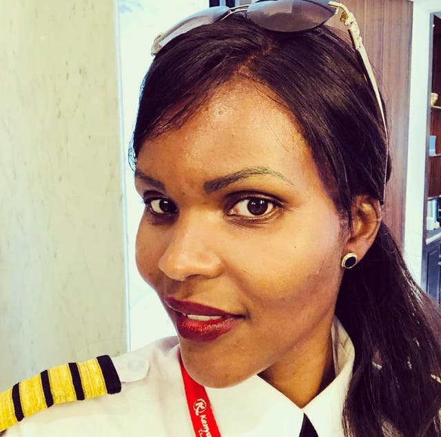 <p>Kenya Airways captain Ruth Karauri</p>