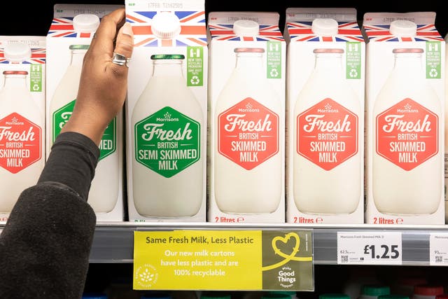 <p>Morrisons has become the first supermarket to sell its own brand fresh milk in accredited carbon neutral Tetra Pak cartons</p>