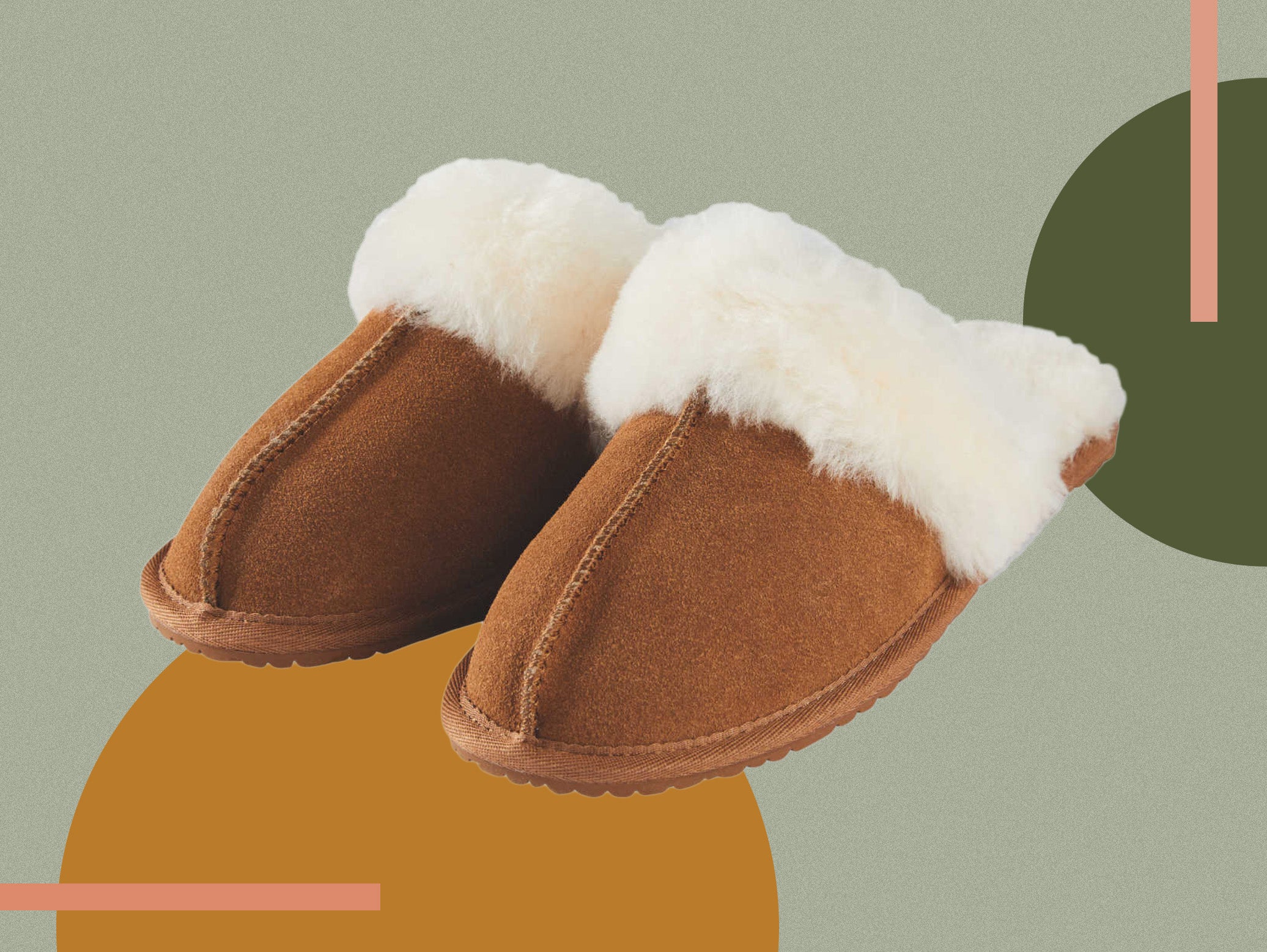 Aldi's sheepskin slippers look almost identical to Uggs but only