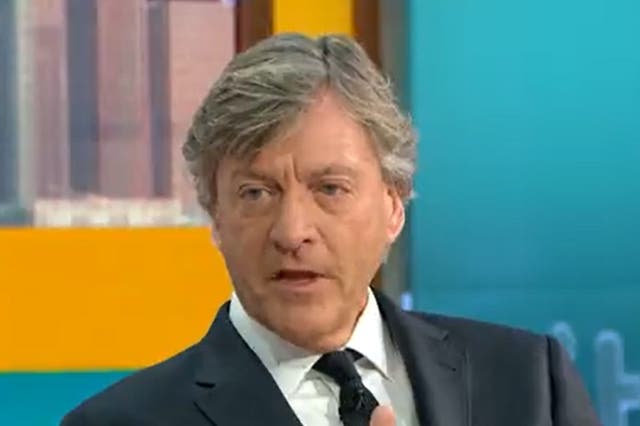 <p>Richard Madeley on ‘Good Morning Britain’ earlier today (23 February)</p>