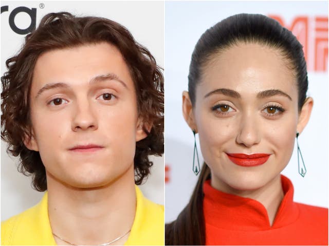 Tom Holland y Emmy Rossum