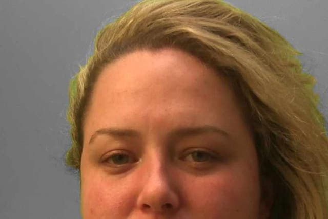 Talisa Windsor, 30, from Hove, was jailed at Chichester Crown Court on Friday after she tried to torch a family home with children inside (Sussex Police handout/PA)