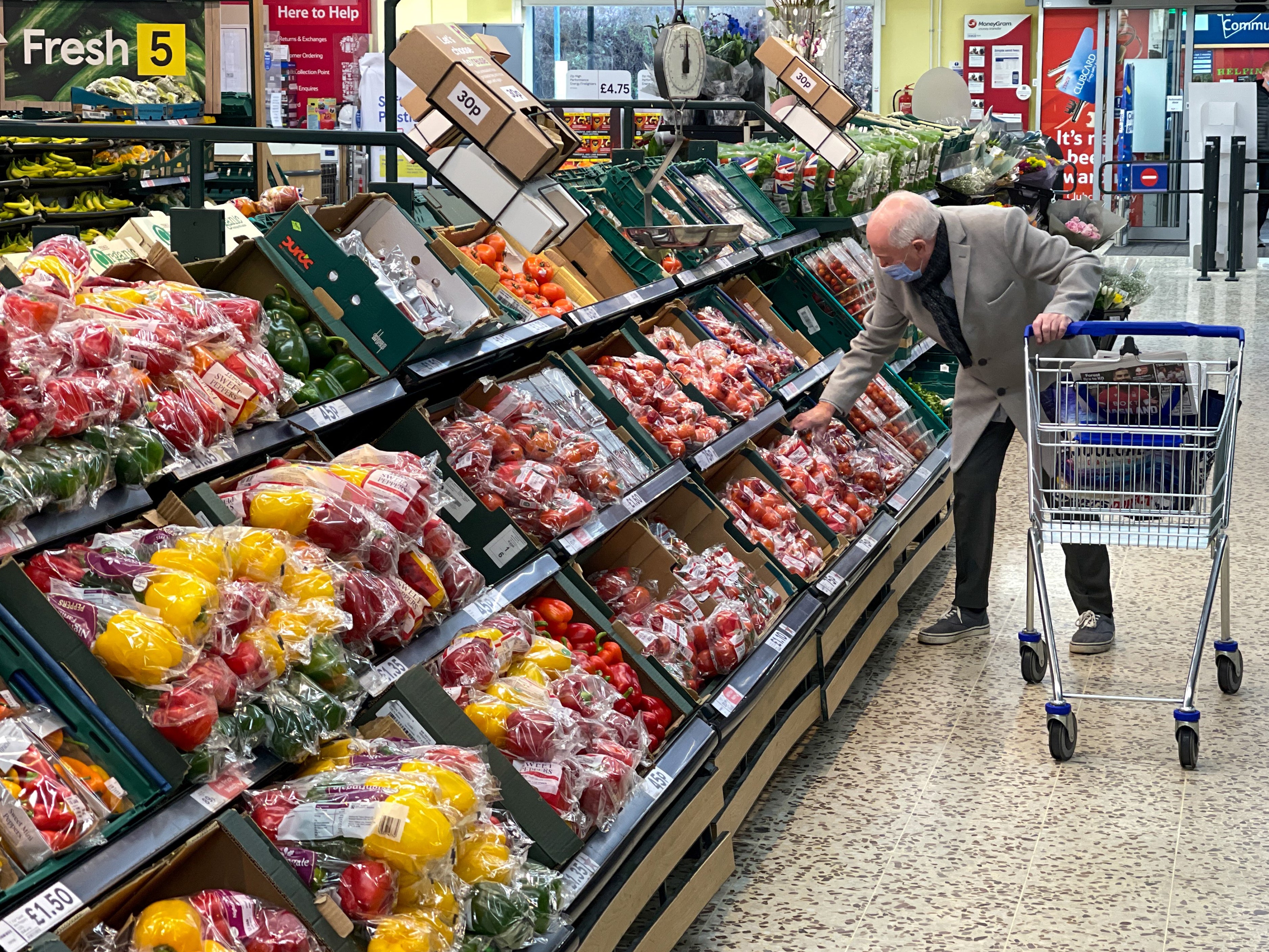 supermarket fruit aisle