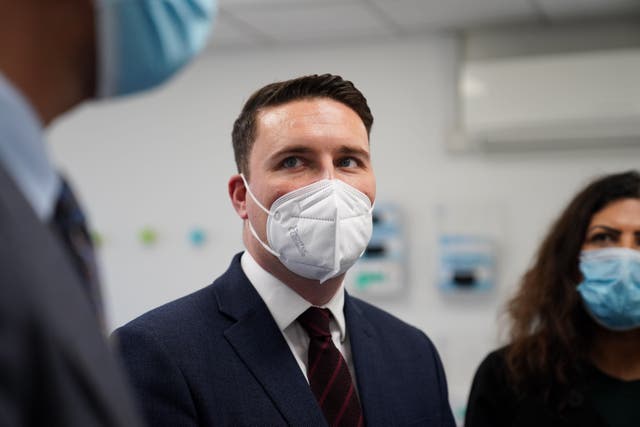 Wes Streeting apologised (Jacob King/PA)