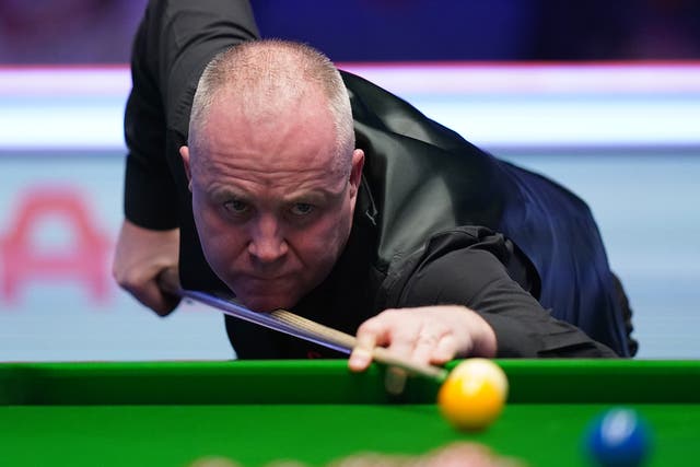 John Higgins suffered a rare 5-0 defeat by Tom Ford at the European Masters (Adam Davy/PA)