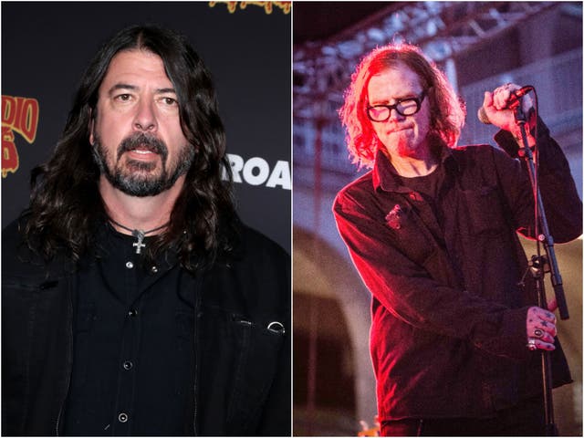 <p>Dave Grohl, Mark Lanegan</p>