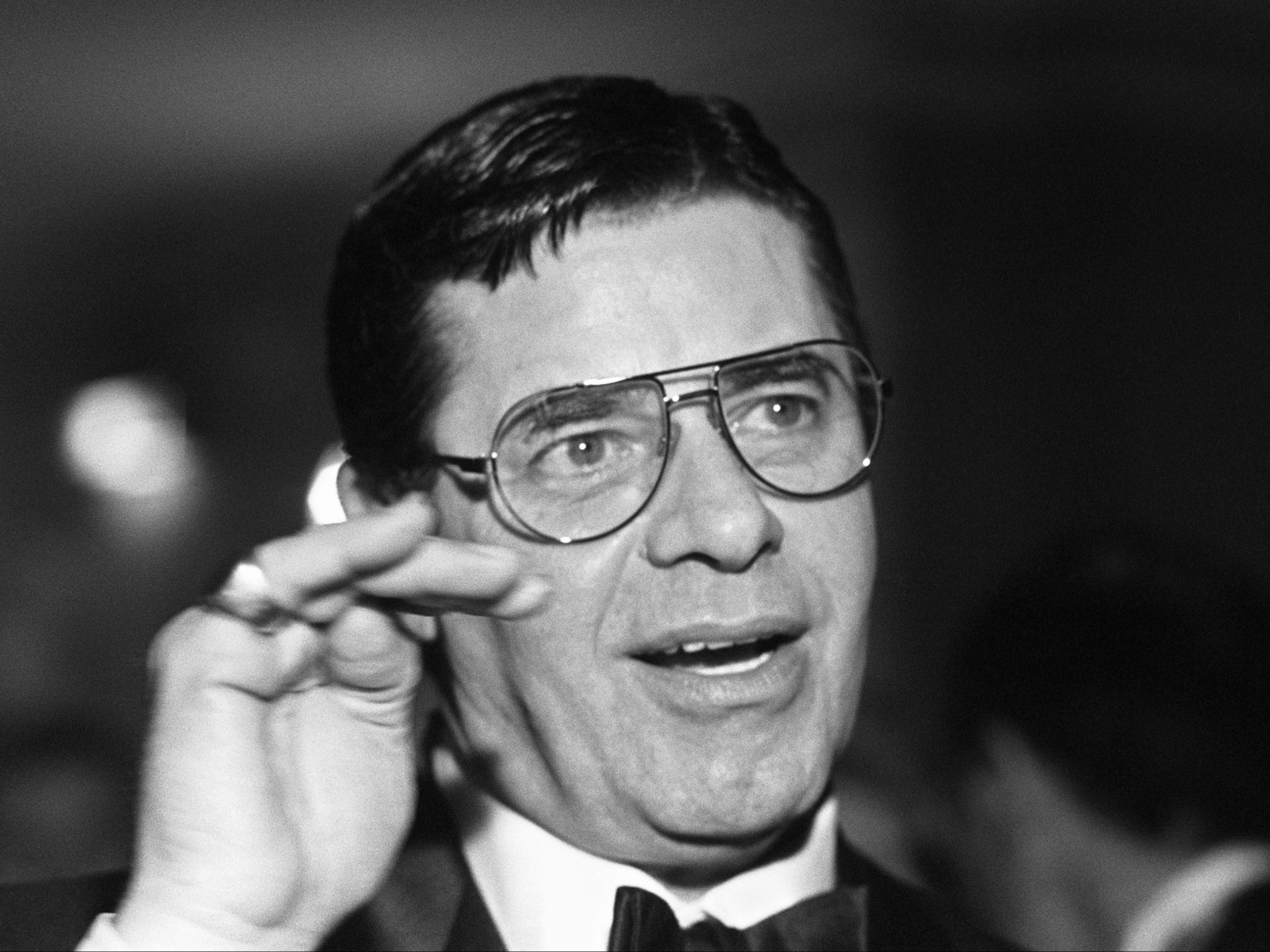 Jerry Lewis at a gala on 12 March 1984 in Paris