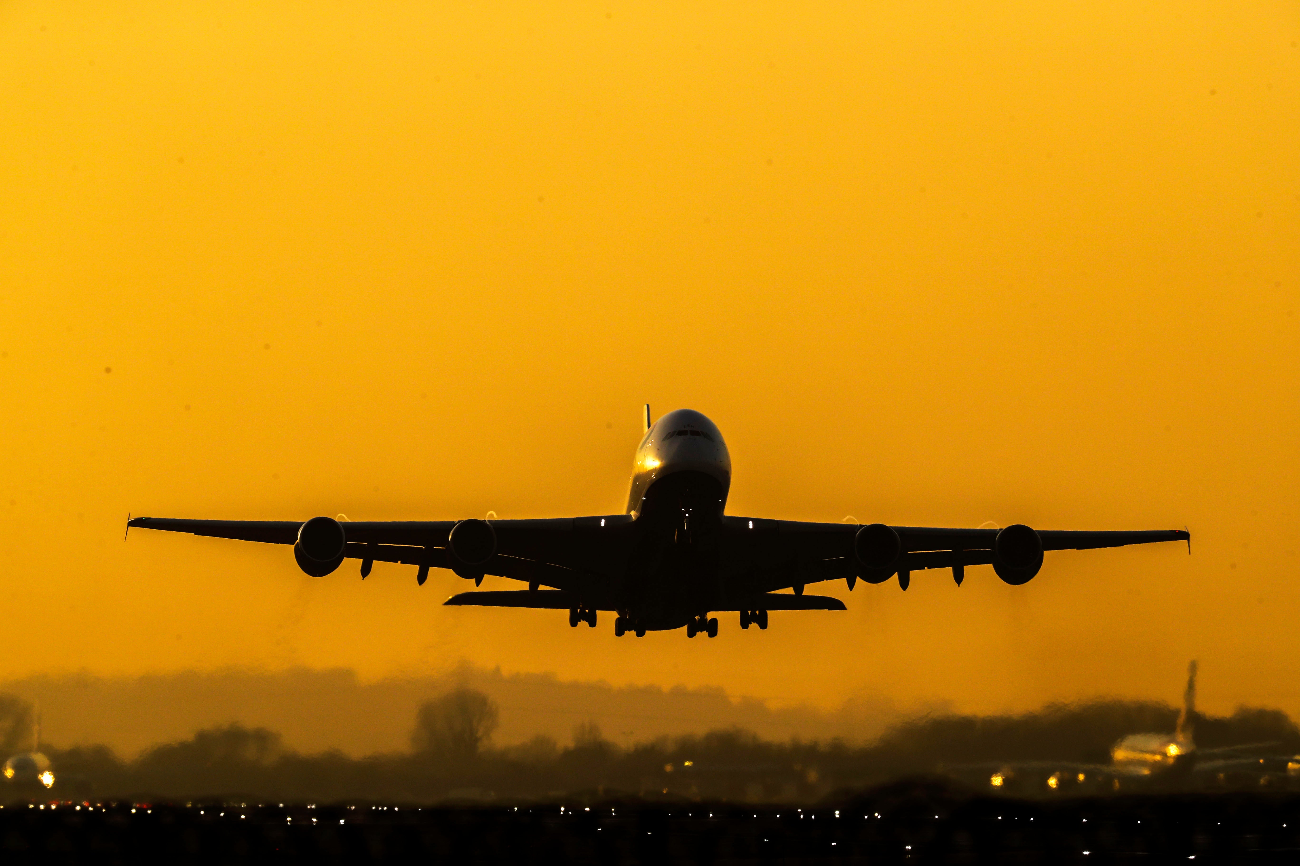 Aircraft flying to or from UK airports are being ordered to avoid Ukraine airspace after the crisis in the country intensified (Steve Parsons/PA)