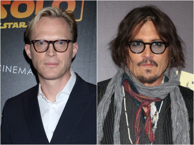 <p>Paul Bettany Johnny Depp</p>