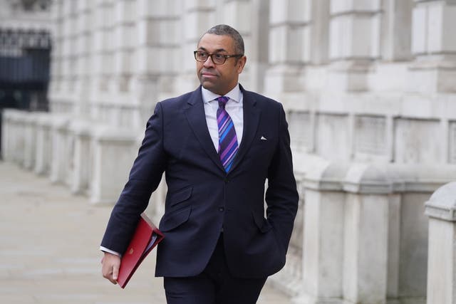 <p>James Cleverly insisted there is no need to return almost £2m given by donors either Russian-born, or who made fortunes in Russia   </p>