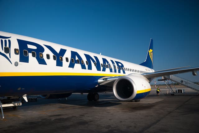 <p>Ryanair has suspended Ukraine flight sales for a month</p>
