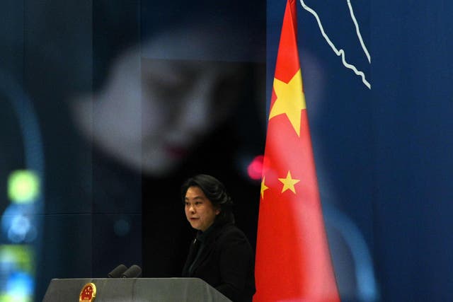 <p>Chinese Foreign Ministry spokesperson Hua Chunying called all parties to exercise restrain  while blaming the US for hyping war</p>