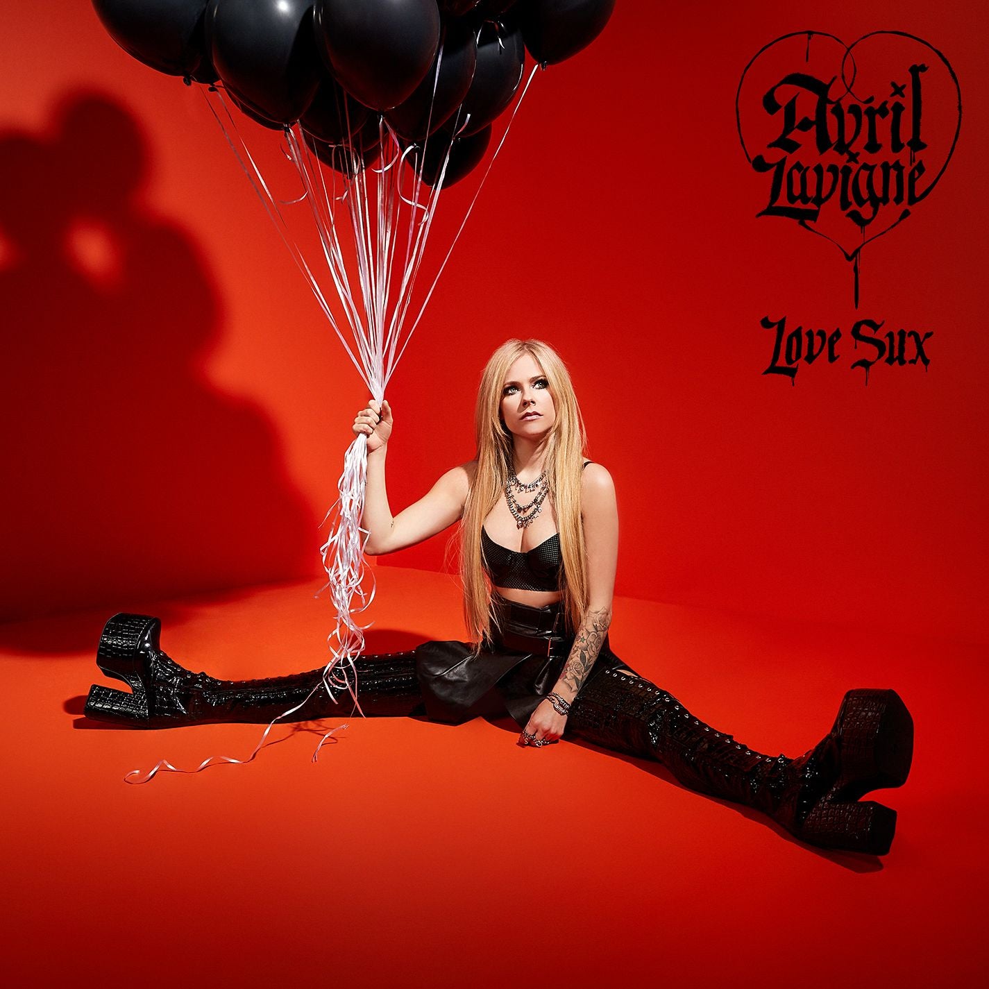 Artwork for Avril Lavigne’s new album, ‘Love Sux’