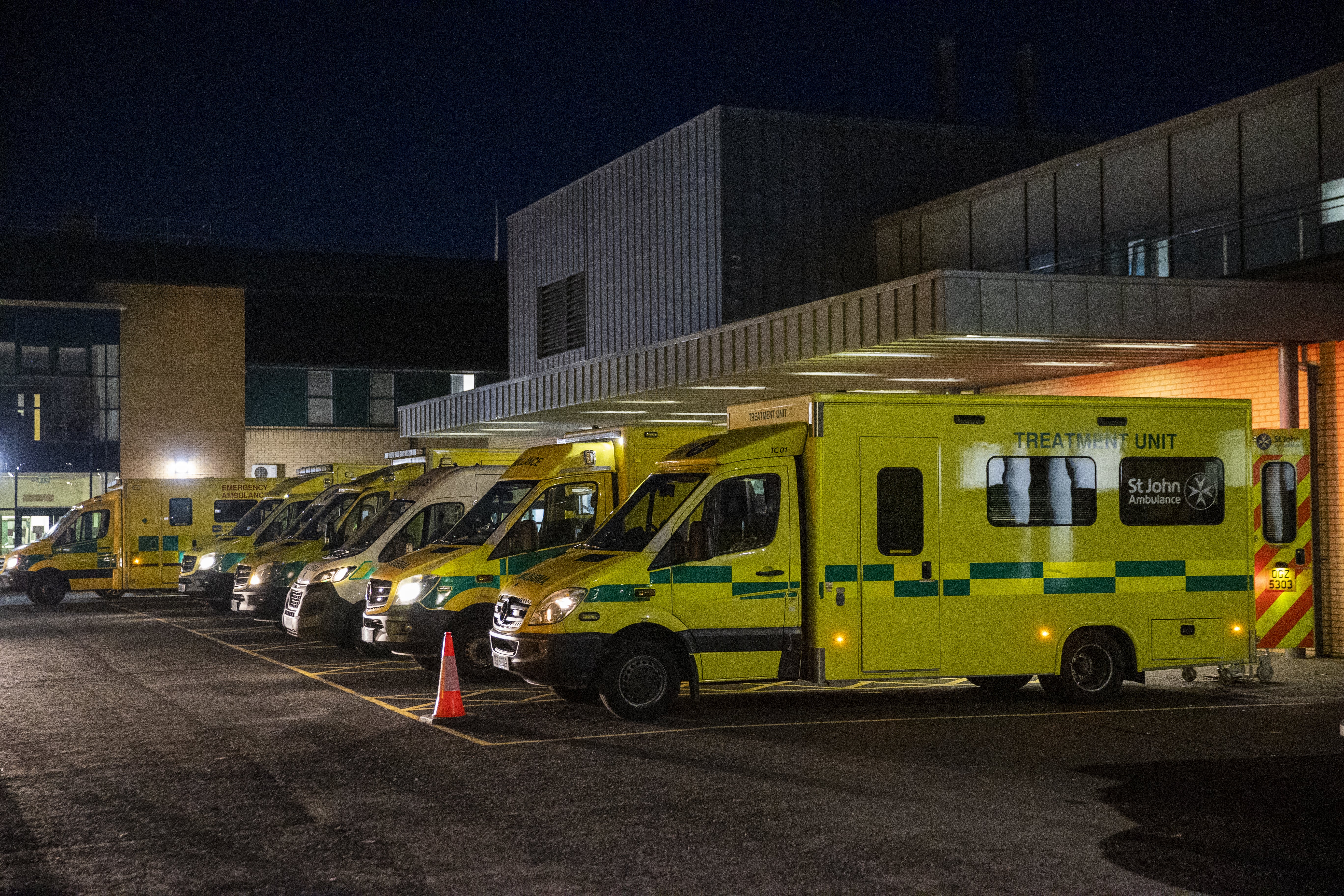 File image: A major incident was declared at Antrim Area Hospital