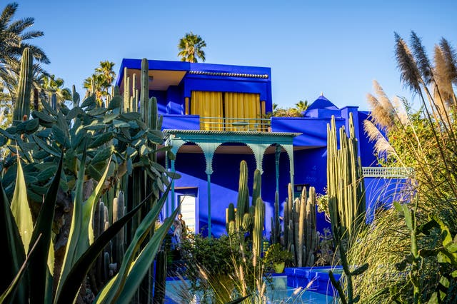 <p>Marrakech’s Jardin Majorelle is one of Morocco’s top sightseeing stops</p>