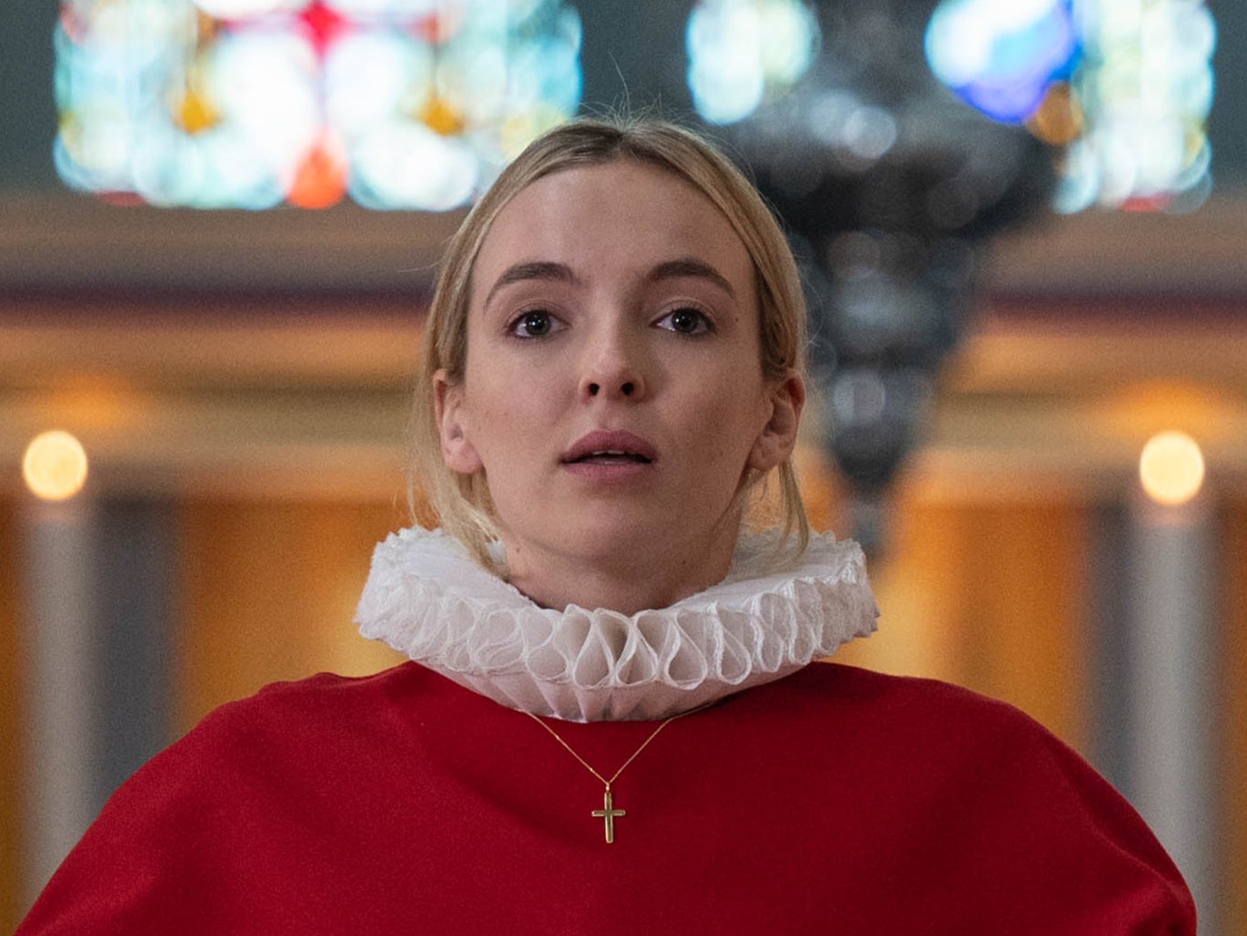 A new kind of killer: Jodie Comer in her star-making role as Villanelle in ‘Killing Eve'