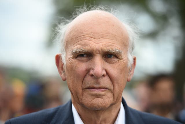 Sir Vince Cable interview on an RT show was broadcast on Thursday (Kirsty O’Connor/PA)