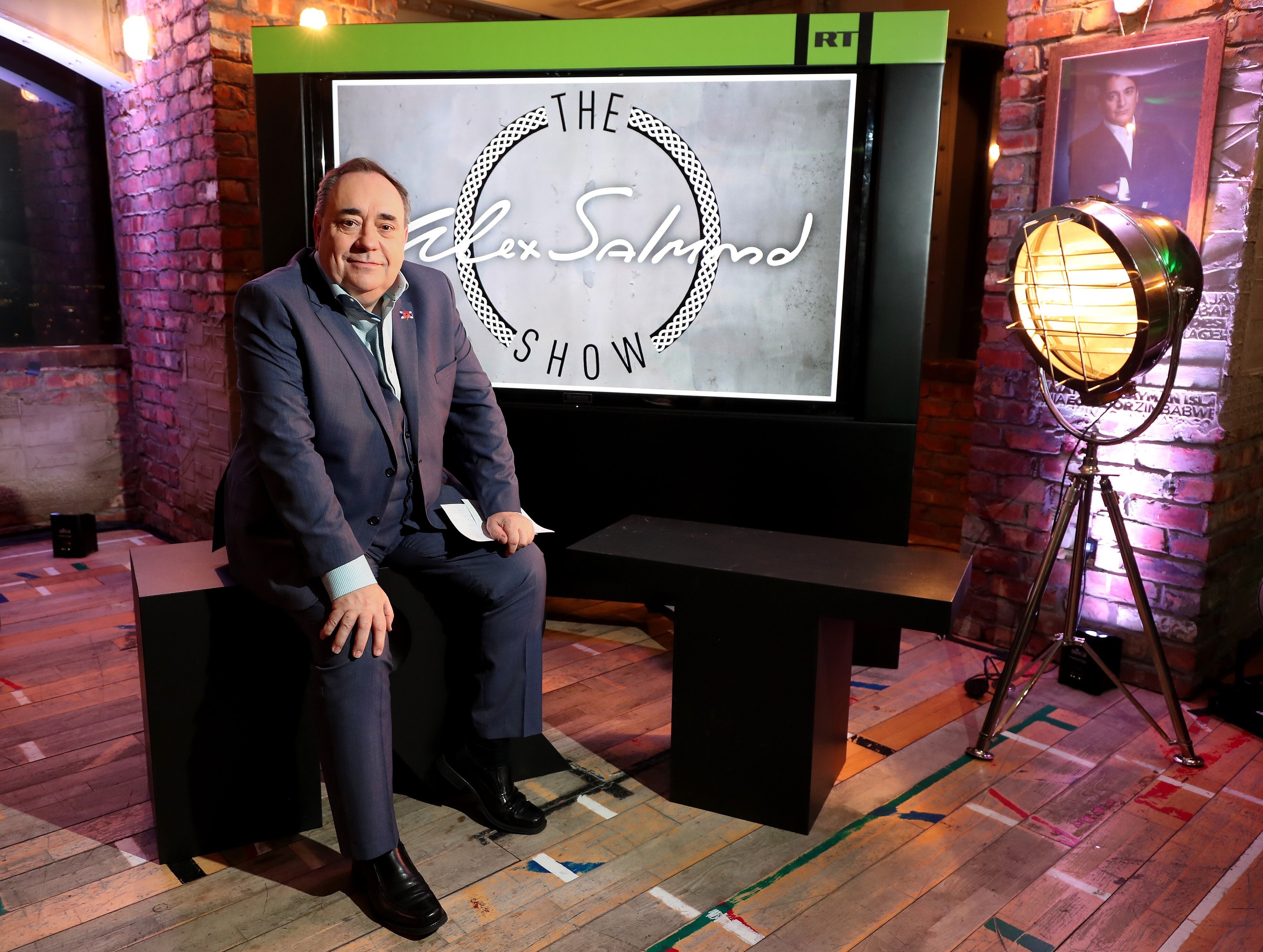 Alex Salmond during the launch of his RT chat show (Chris Radburn/PA)